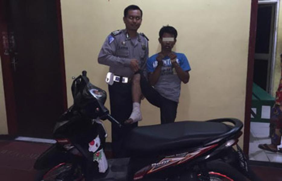 Berusaha Melawan, DPO Curanmor Polsek Bangko di Dor