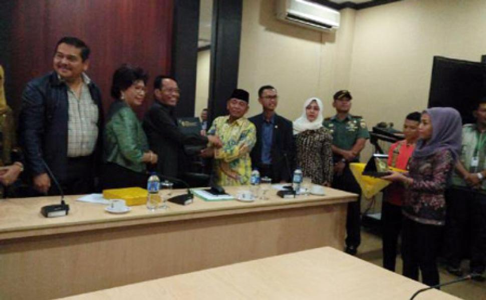 Bupati HM Harris Terima Kunjungan Pansus DPD Karlahut