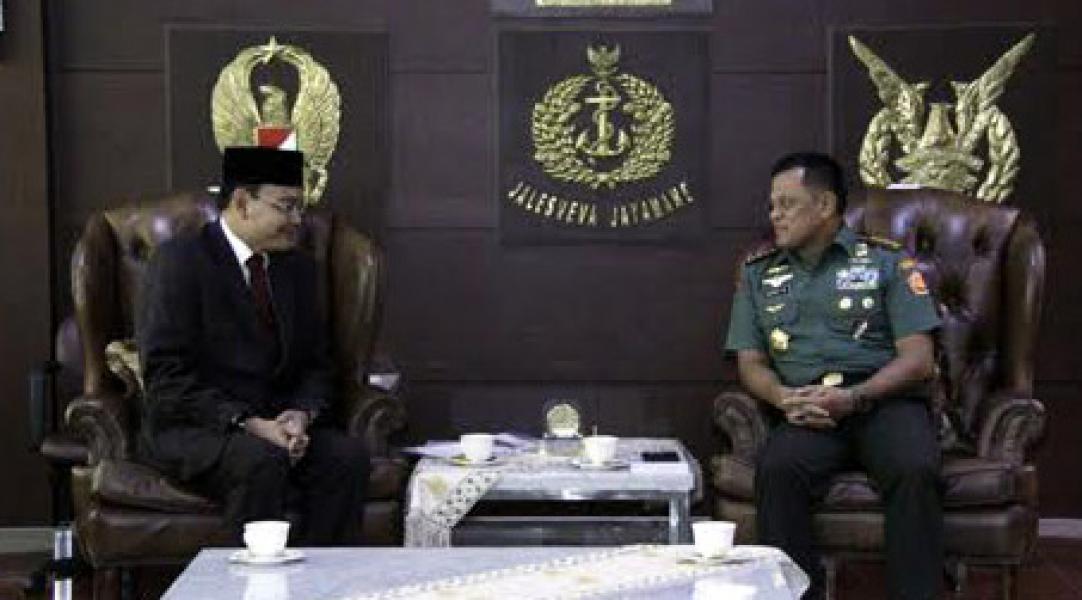 Dubes RI untuk Swedia-Latvia Temui Panglima TNI