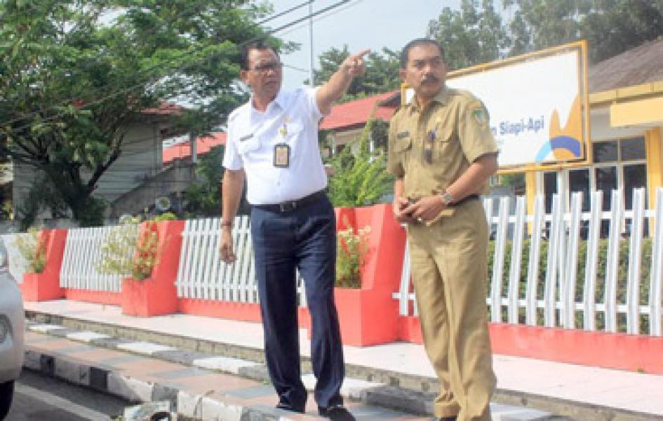 Jalan Perwira Bagansiapiapi Akan Dihijaukan dengan Pohon Lindung