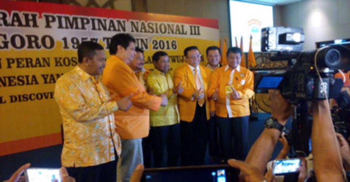 Jelang Munaslub Golkar, Kosgoro Usung Empat Caketum