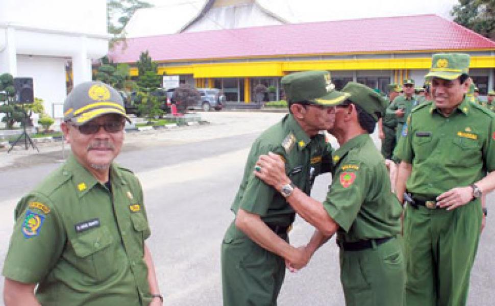 Masa Jabatan Berakhir H Kasiarudin Berpamitan Dengan Seluruh Pegawai