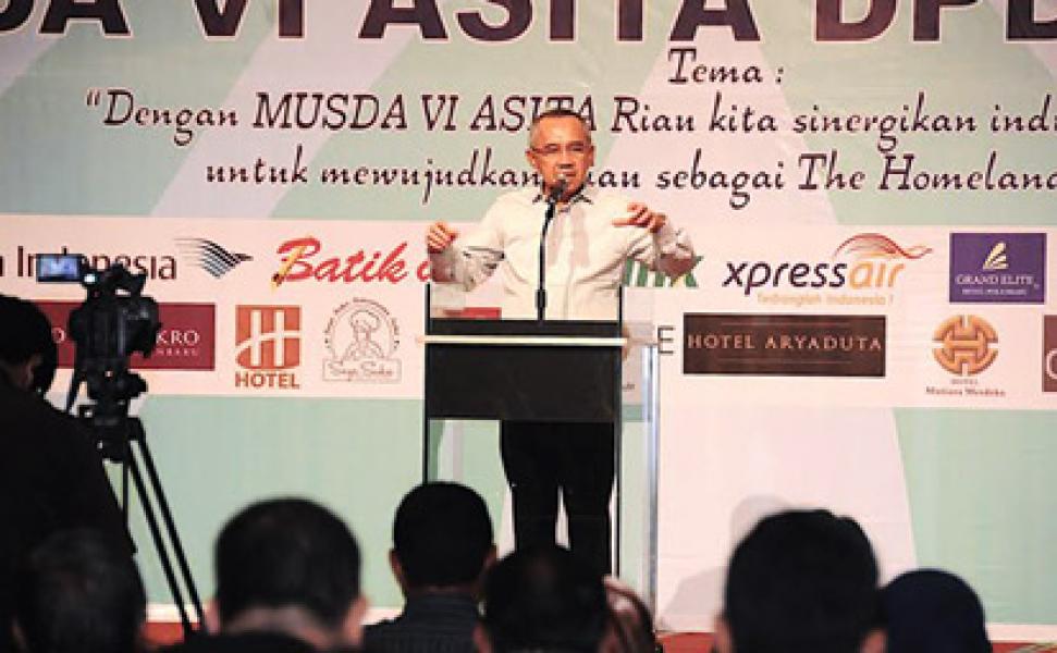 Musda ASITA Riau Ke IV, Plt Gubri Minta Jual Paket Wisata Riau ke Touris Asing