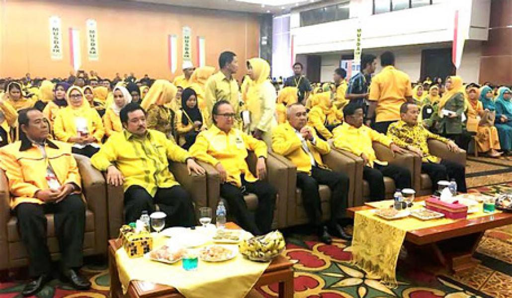Musda ke IX Partai Golkar Riau Diikuti 265 Peserta