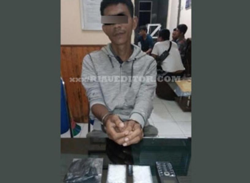 Nunggu Pembeli, Pengedar Sabu di Rohul Ditangkap Polisi