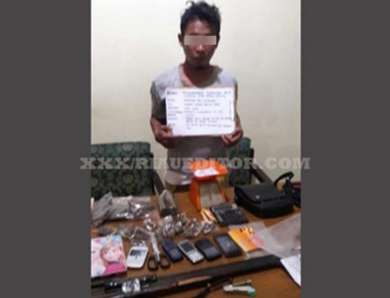 Nyambi Bandar Ganja, Karyawan PT TBS di Bekuk Satres Narkoba Polres Kuansing