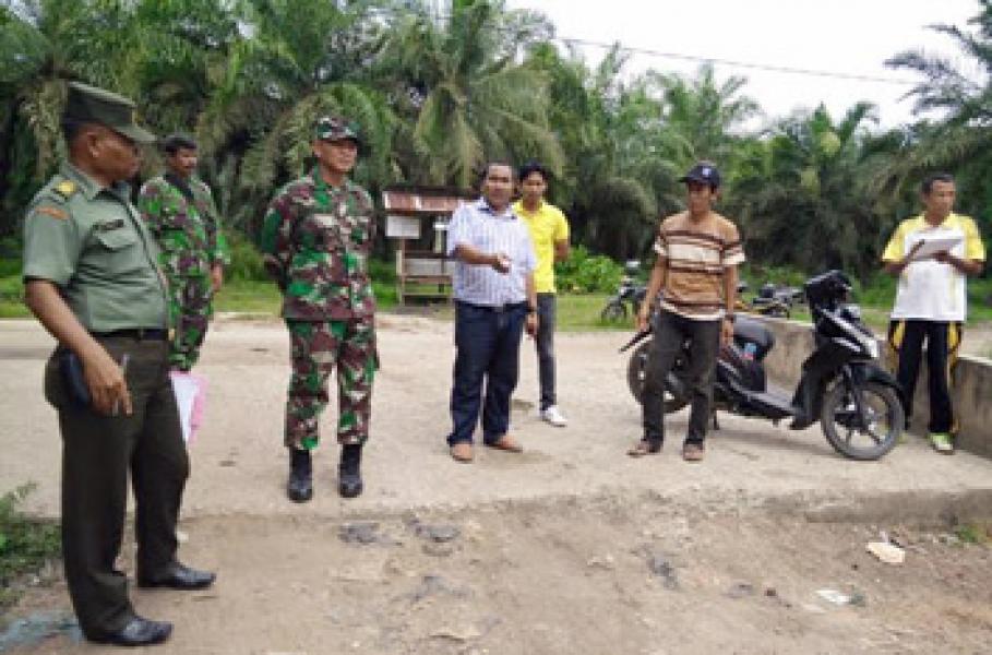 Persiapan TMMD Ke 96, Dandim Dumai Tinjau Sasaran TMMD