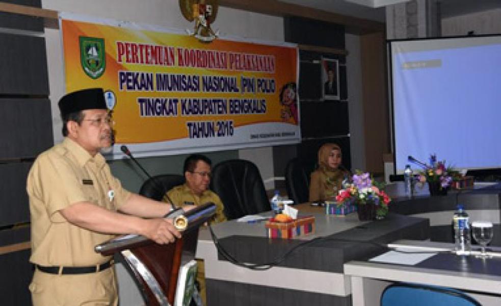 Sekda Ajak Seluruh Elemen Sukseskan PIN POLIO 2016