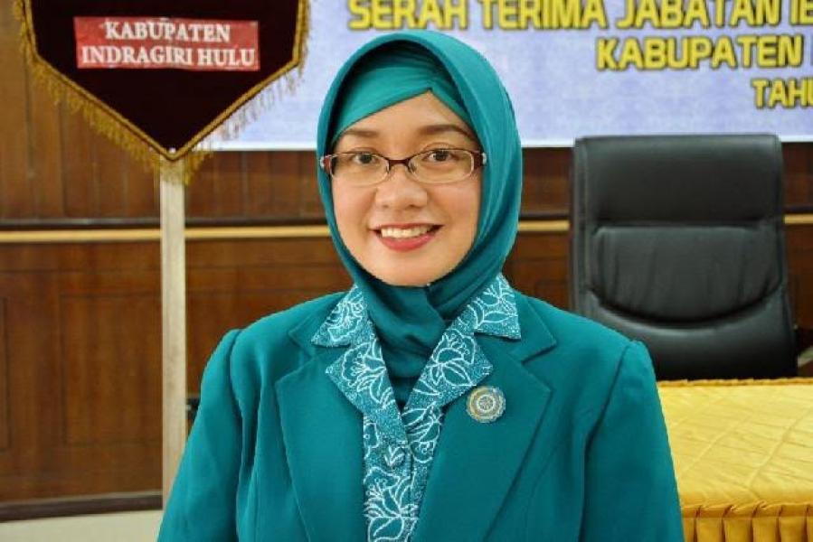 Sertijab, Marlinawati Khairizal Ketua TP PKK Inhu