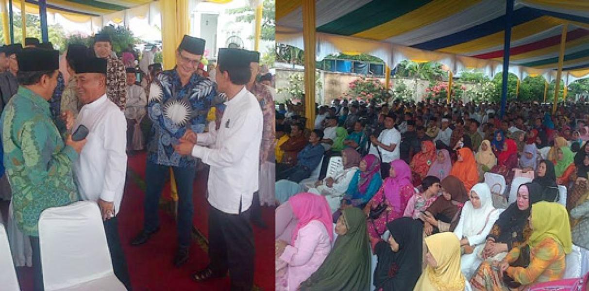 Syukuran Kemenangan Haza Penuh Sesak, Masyarakat Antusias