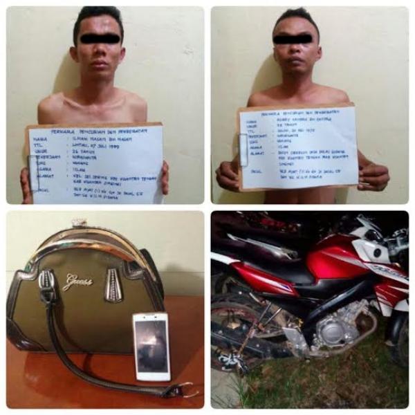Usai Menjambret, Dua Pemuda Dihajar Warga 