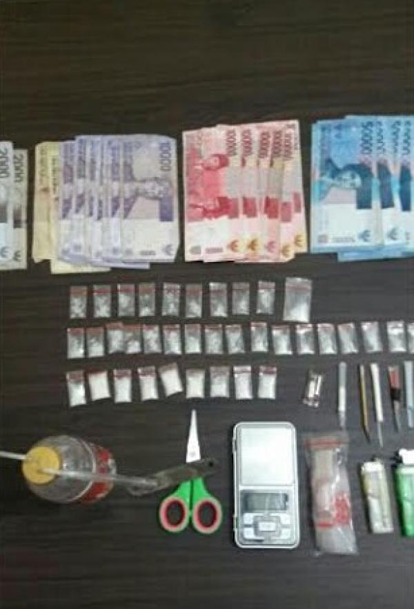 Bandar Sabu di Pinggir Ditangkap Saat Sedang Maketkan Sabu