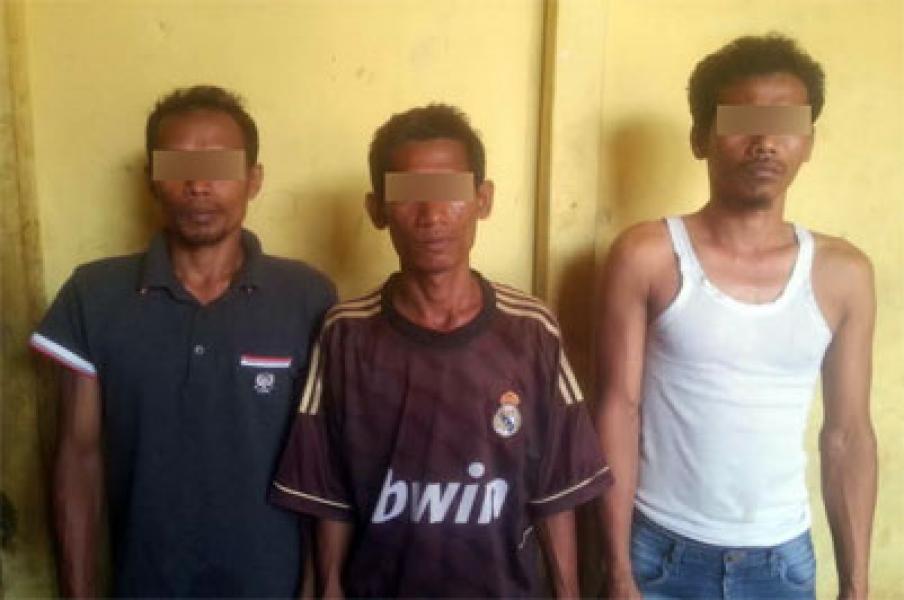Bobol Rumah Warga, Dua Honorer dan Seorang Penjaga Sekolah di Rohil Ditangkap Polisi