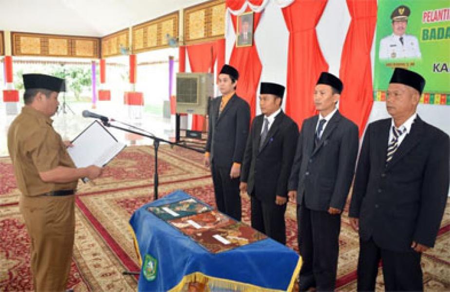 Bupati Amril Lantik Pimpinan Baznas Kabupaten Bengkalis