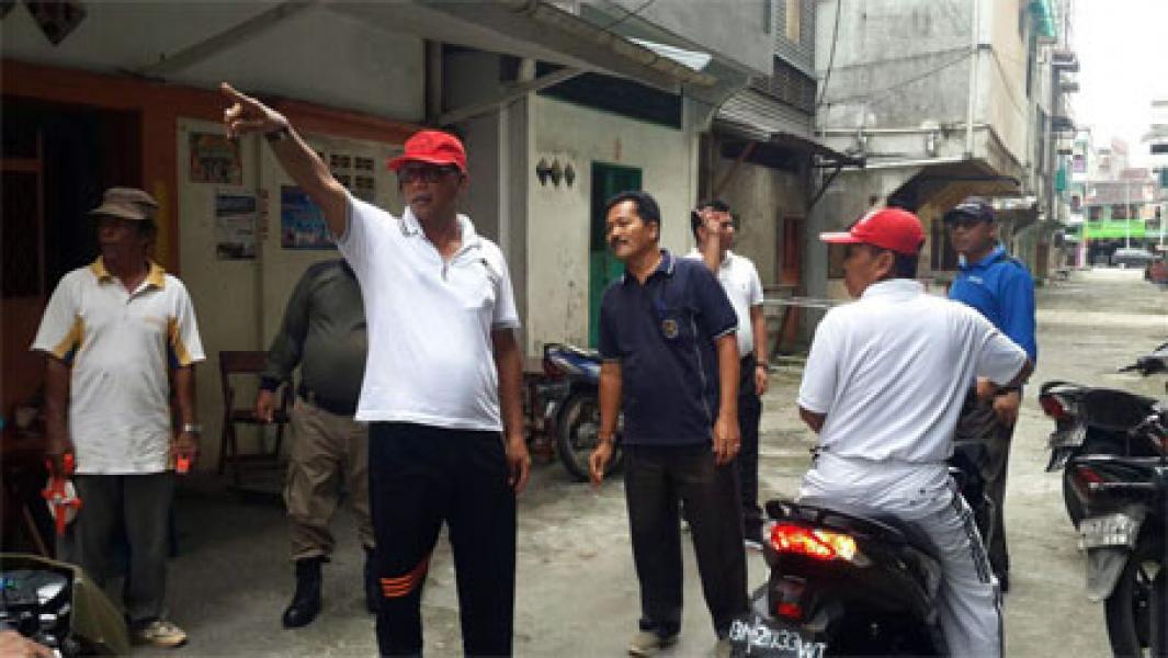 Bupati Survei Jalan Rusak Dalam Kota Bagansiapiapi