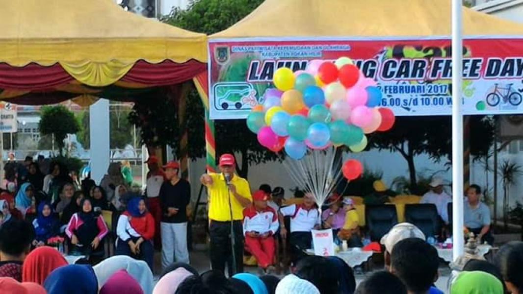 Bupati Suyatno Launching CFD yang Dihadiri Ribuan Warga