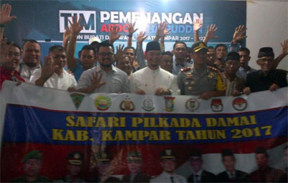 Ciptakan Pilkada Beradat, Forkopimda dan Forum Pilkada Damai Silaturrahmi Ke Sekretariat Tim Paslon