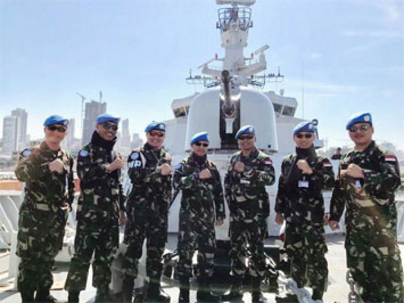 Komandan Kontingen Garuda Unifil Kunjungi KRI Bung Tomo-357
