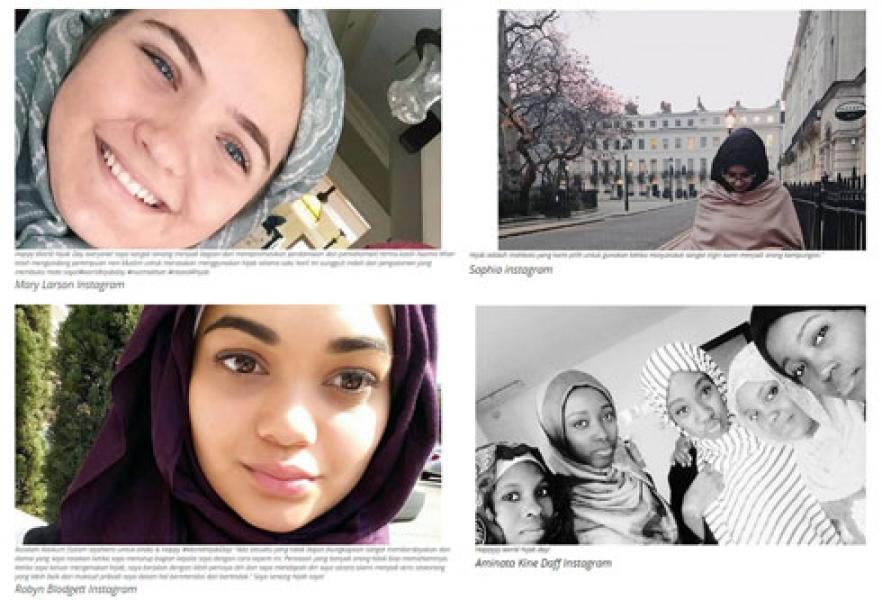 Netizen Ramai-Ramai Unggah Foto Berhijab Saat Hari Hijab Sedunia