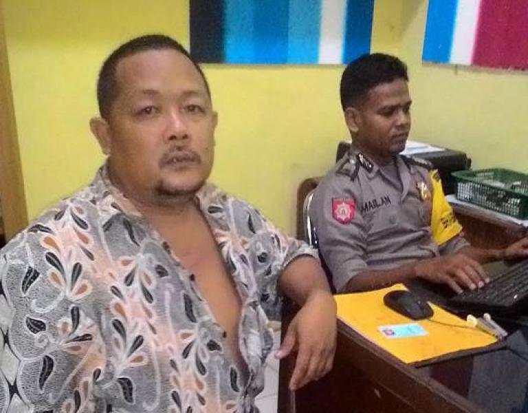 Oknum Kades Sinamanenek Aniaya Anggota PWI Rohul