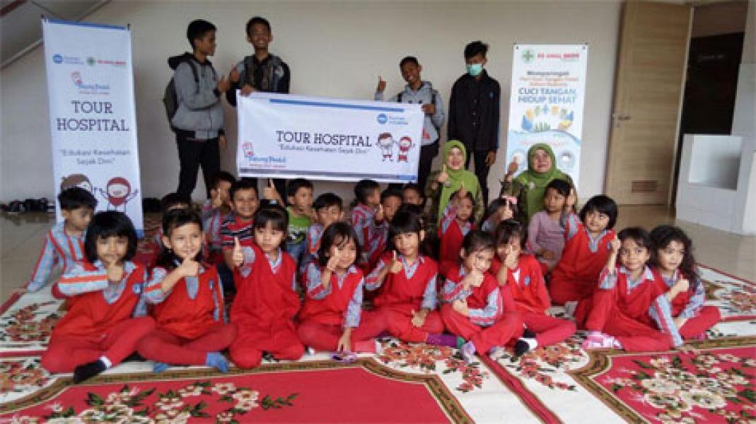 PKPU Ajak Siswa TK Pertiwi Tour ke RS Awal Bros Pekanbaru