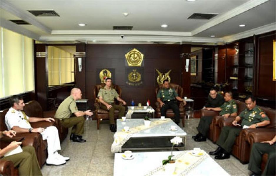 Panglima TNI terima kunjungan Chief of the Australian Army