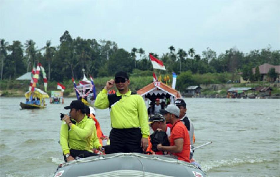 Pj Bupati Kampar: Kejayaan Kampar Berasal Dari Sungai Kampar