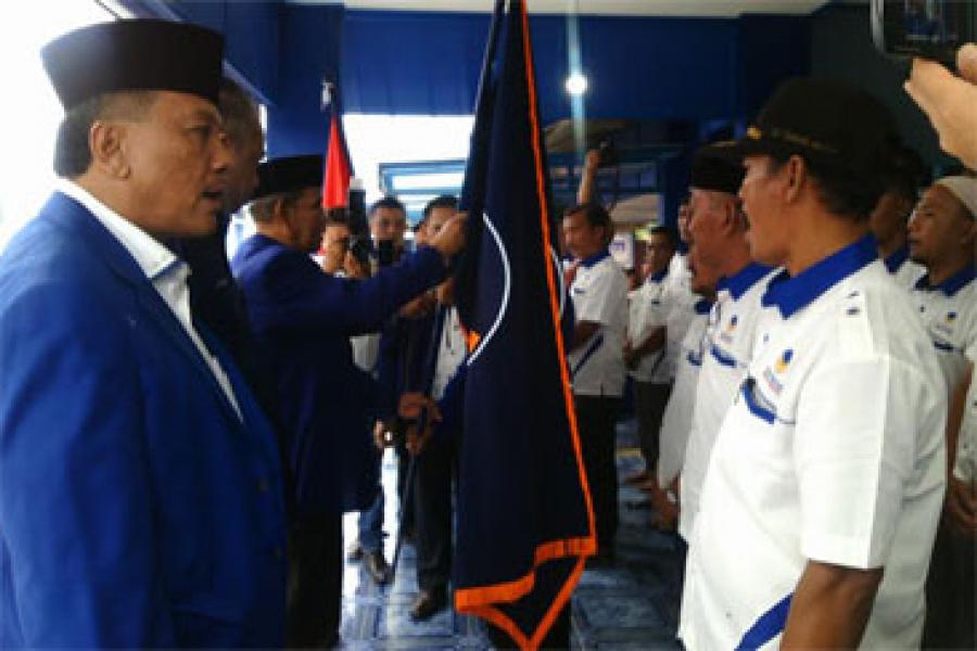Plt Bupati Sukiman Hadiri Pelantikan 16 DPC Partai Nasdem Rohul
