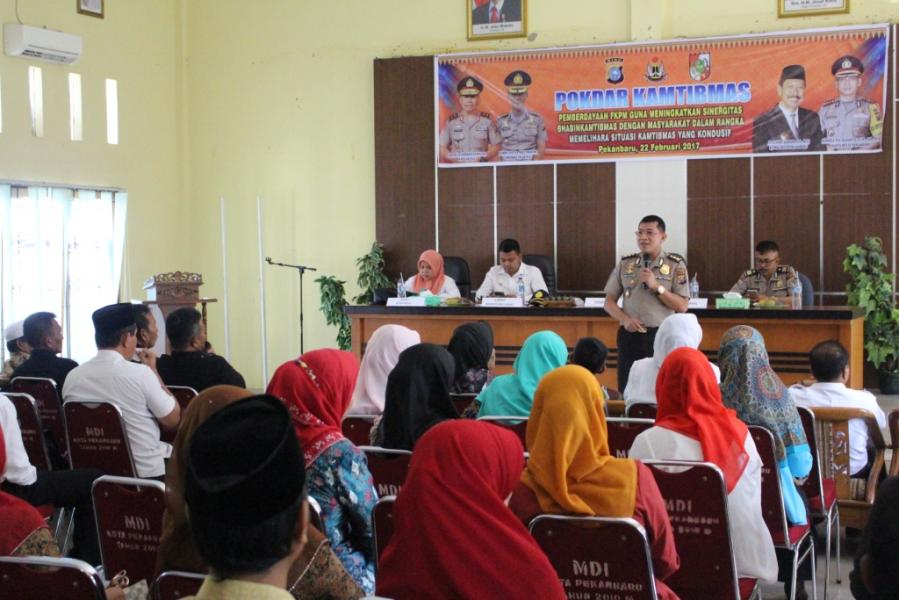 Polda Riau Adakan Forum Diskusi Pokdar Kamtibmas Bersama Tokoh Masyarakat