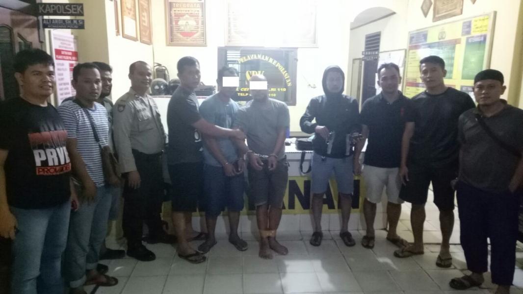 Polres Bengkalis Bekuk Dua Rampok Bersenpi di Pangkalan Kuras