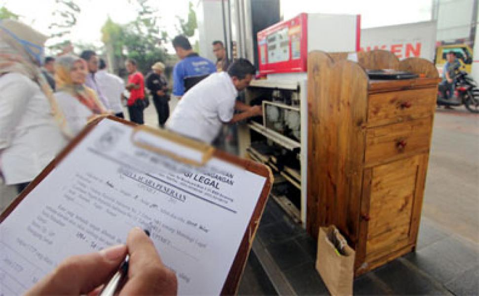 SPBU dan Pedagang di kabupaten Bengkalis Bakal Diawasi Petugas Metrologi Legal