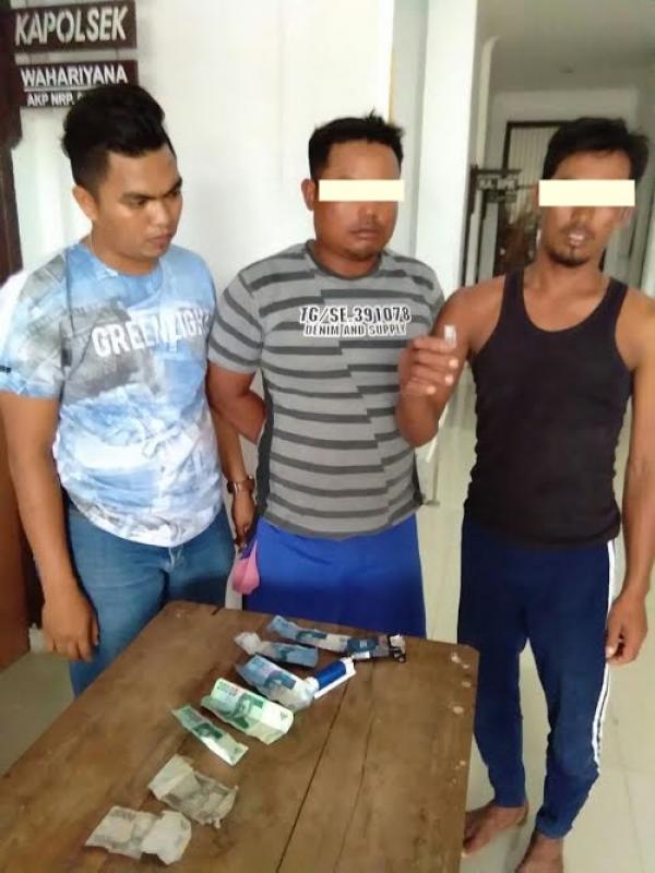 Sedang Transaksi Narkoba, Dua Pria di Tangkap Polisi