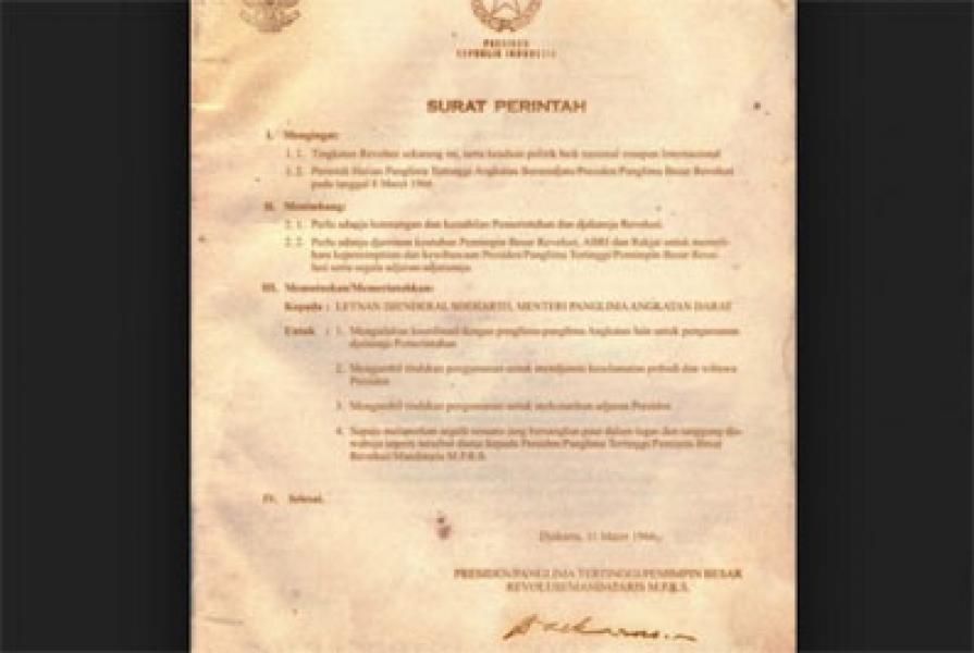 Soeharto, Supersemar, dan Pembubaran PKI