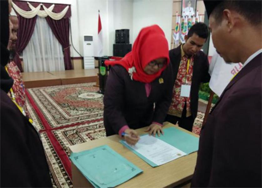 Afrida Amk, SKM M.Kes Nakhodai DPD PPNI Rohil Periode 2018-2023