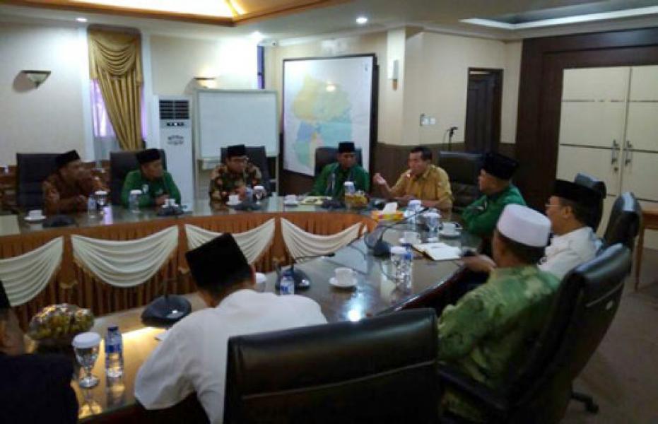 Akan Bangun Kampus, Walikota Pekanbaru Silaturahmi Dengan PWNU Riau