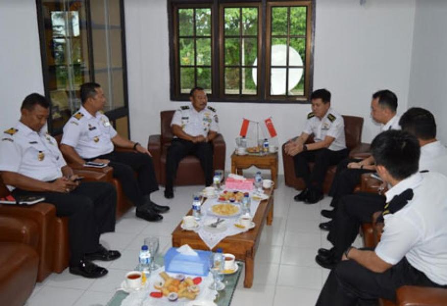 Bakamla RI Zona Kamla Barat dan MSTF Bahas Sharing Info Kamla