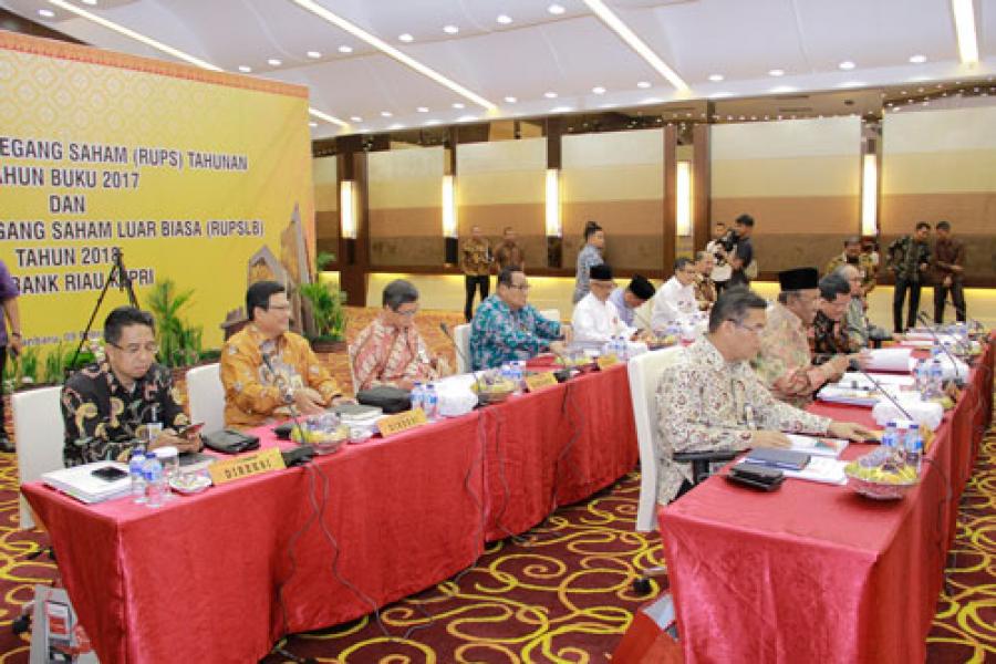 Bank Riau Kepri Bukukan Laba Bersih Tahun 2017 Rp 454.395 Miliar
