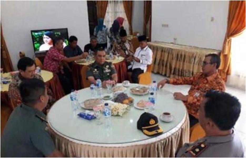 Berkunjung ke Kuansing, Danrem 031/Wira Bima Disambut Bupati