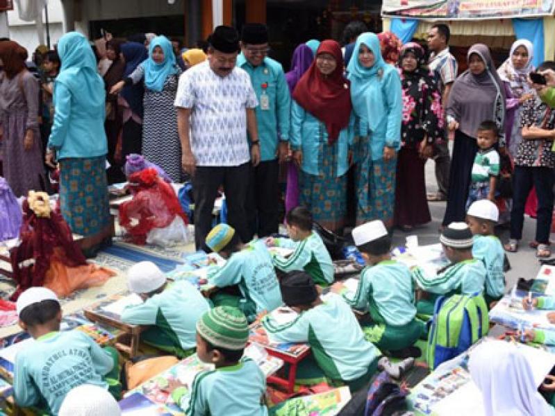 Bupati Buka Festival Anak Soleh Tingkat Kecamatan Mandau dan Pinggir