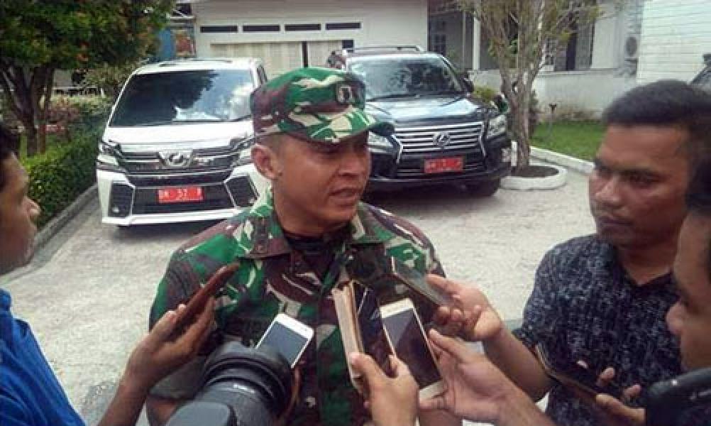 Dandim 0321/Rohil Serius Tangani Karhutla