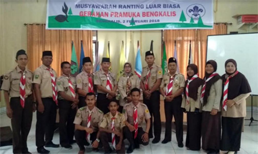 Gerakan Pramuka Bengkalis Menggelar Musyawarah Ranting