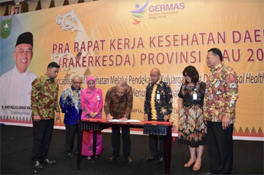 Gubri Buka Pra Rakerkesda Riau Tahun 2018 