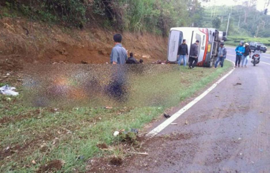 Jumlah Korban Tewas Bus Terguling di Tanjakan Emen Bertambah Jadi 27 Orang