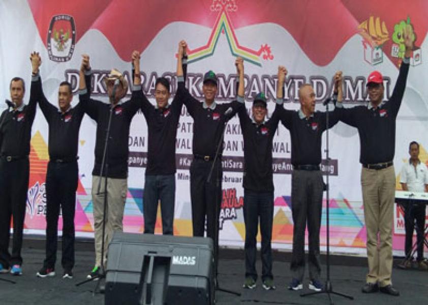 KPU Riau Gelar Deklarasi Damai