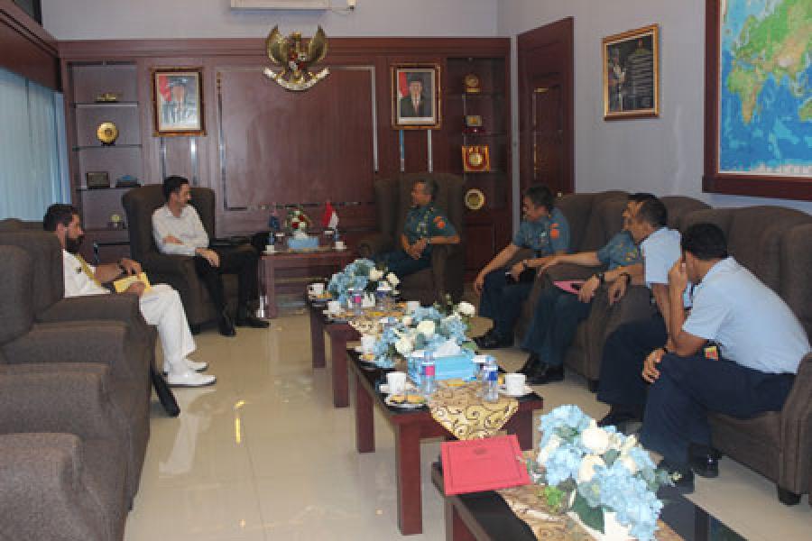 Kapuskersin Terima Kunjungan Staf  Athan Australia, Bahas Kegiatan Ausindo HLC 2018