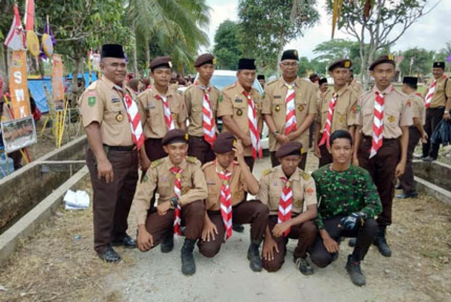 Kasdim Inhil Apresiasi Kegiatan Perkemahan Gerakan Pramuka Terpadu