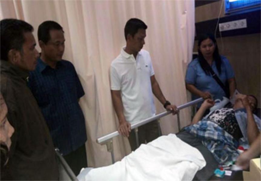 Kejar Pengedar Sabu, Warga Jalan Lintas Timur Kena Proyektil Mantul