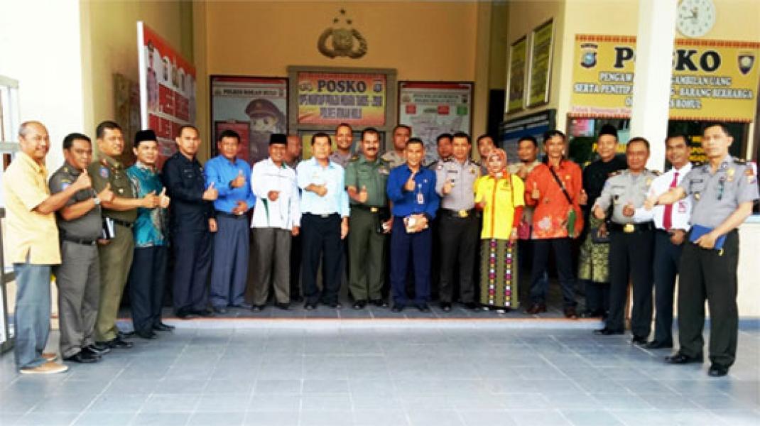 Kodim 0313/KPR dan Polres Rohul Gelar Rapat Eksternal Operasi Mantap Praja Muara Takus 2018