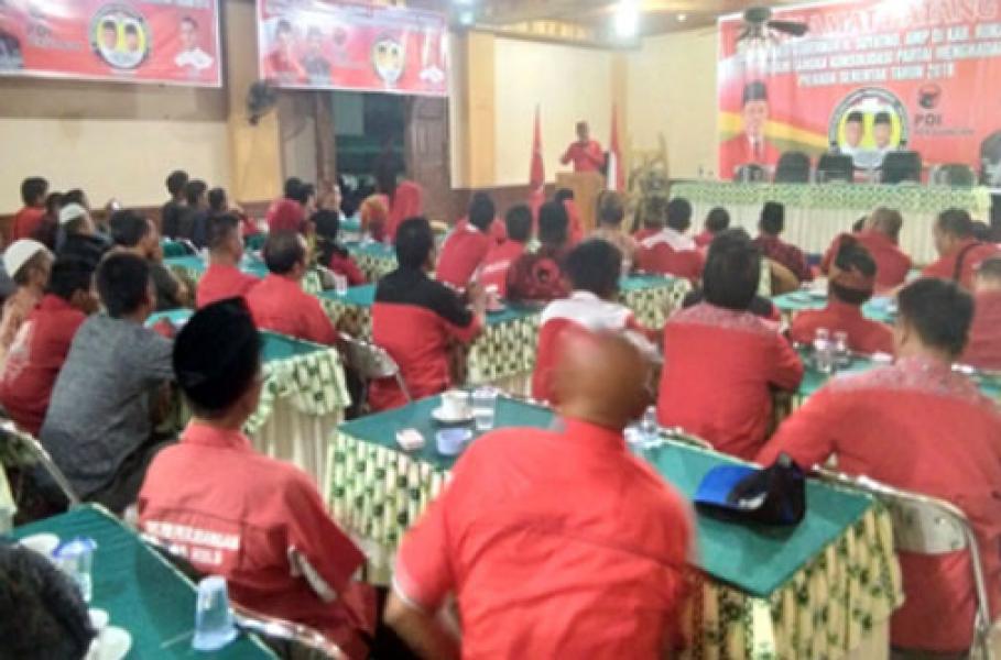 Konsolidasi PDIP Kampar-Rohul Solid Menangkan Suyatno Jadi Wagubri