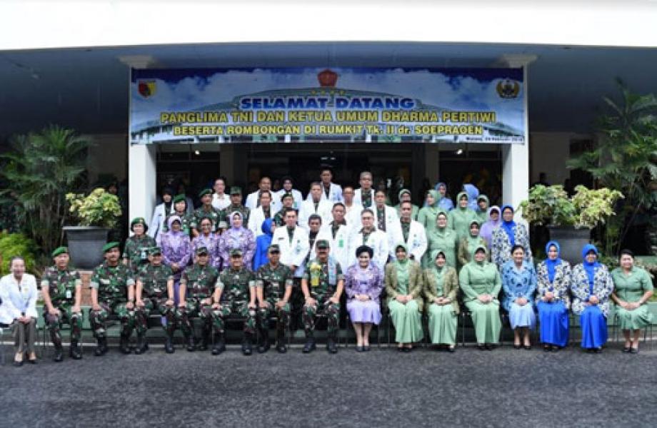 Panglima TNI: Berikan Pelayanan Kesehatan Prajurit TNI dan Masyarakat Dengan Tersenyum